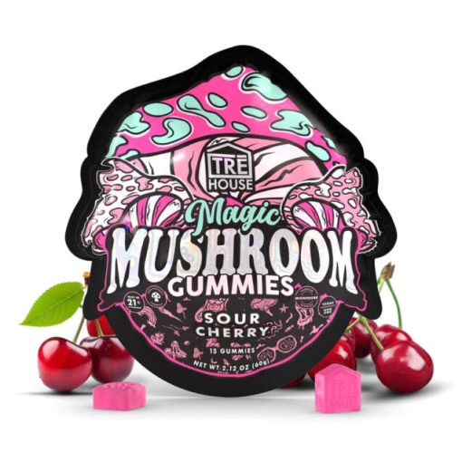 1g Cherry Mushroom Gummies